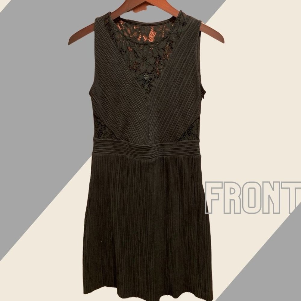 ALL SAINTS ULA DRESS | SIZE MEDIUM, BLACK
